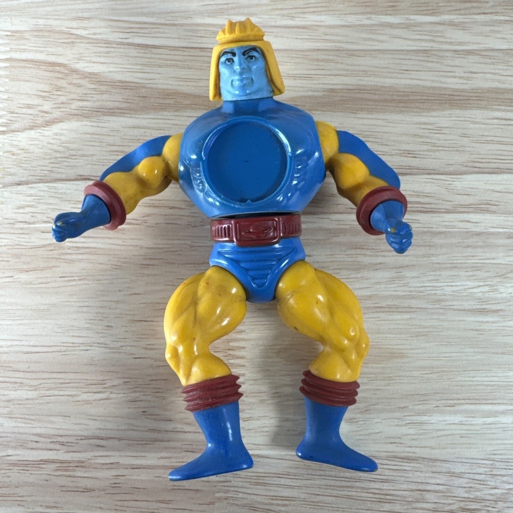Vintage He-Man SY-KLONE MOTU Masters Of The Universe Action Figure Blue Yellow